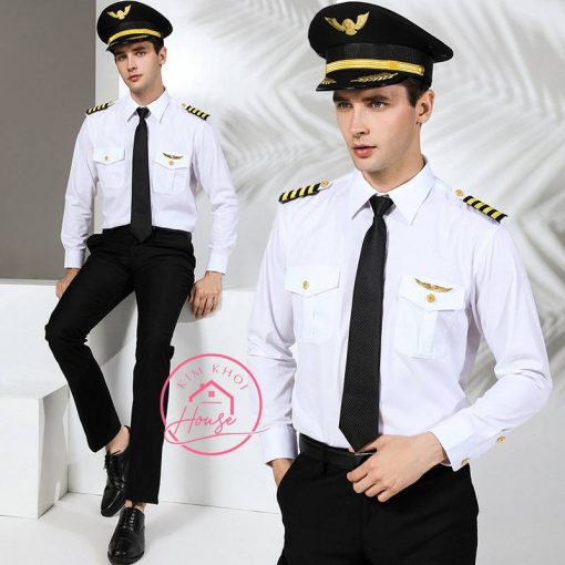 Trang phục Phi công máy bay tay dài