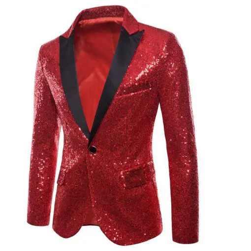 vest kim sa đỏ viền đen