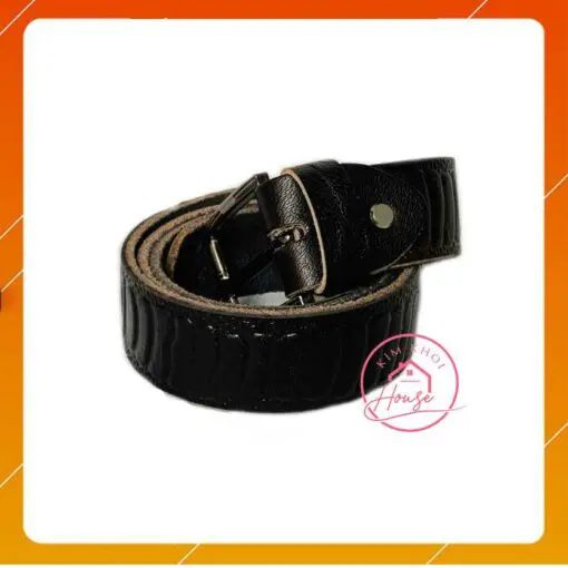 Dây Thắt Lưng Nam Da Bò Vân Đà Điểu Cao Cấp Hippo