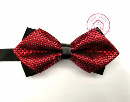 Nơ đeo cổ áo Vest Nam 2 lớp thời trang