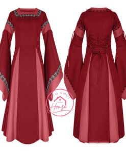 Trang phục Quý tộc Châu Âu Viền Đỏ