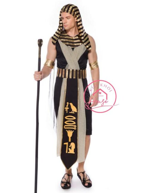 Trang phục Pharaoh Ai Cập Vàng