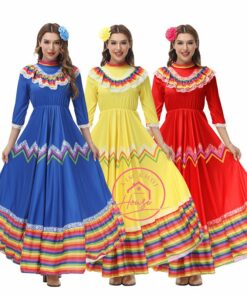 Trang phục Mexico Nữ Đỏ