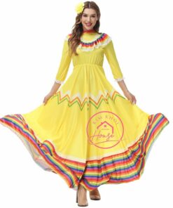Trang phục Mexico Nữ Vàng