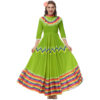 Trang phục Mexico Nữ Màu Xanh Lá