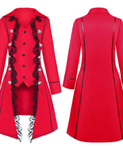 Váy Quý Tộc Bá Tước Tiểu Thư Màu Đỏ